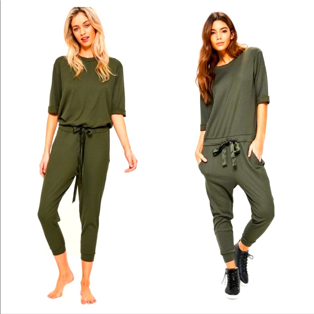 NEW Missguided ribbed jumpsuit